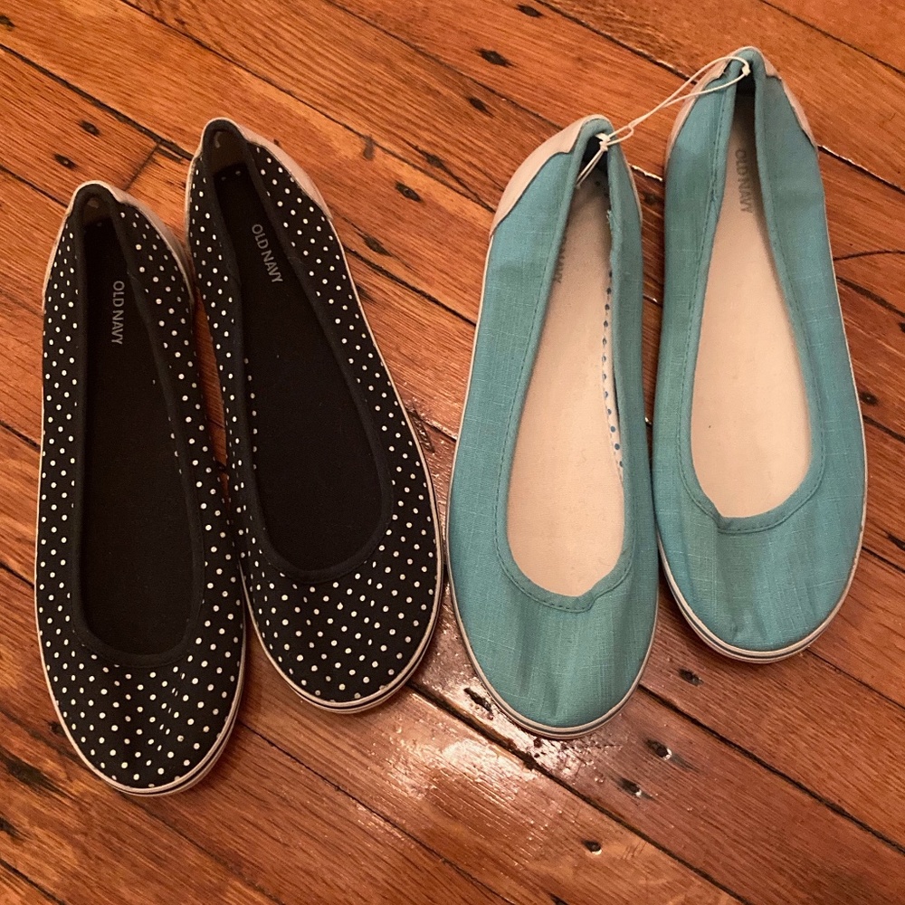 Lot Old Navy Ballet Flat Sneakers size 9